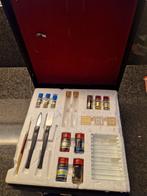 Microscoop met accessoires in koffer, Ophalen of Verzenden, Gebruikt, 400x tot 1000x, Biologische microscoop