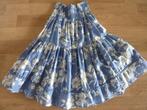 Stroken rok en een shirt, Blauw, Ophalen of Verzenden, Zo goed als nieuw, Maat 36 (S)
