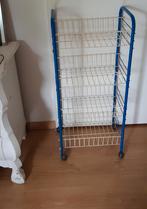 Retro Keuken Trolley - Blauw & Wit, Ophalen, Gebruikt