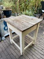 Brocante kruk tafeltje, Ophalen