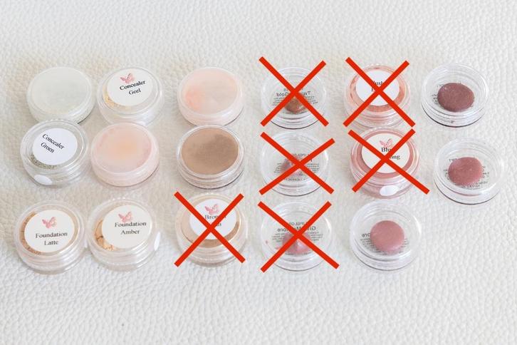 Mintenz - diverse testers, Sieraden, Tassen en Uiterlijk, Uiterlijk | Cosmetica en Make-up, Zo goed als nieuw, Make-up, Gehele gezicht