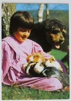 Kind met hond en cavia's, Verzamelen, Ansichtkaarten | Dieren, Ophalen of Verzenden, 1980 tot heden, Gelopen, Knaagdier