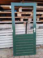 Zware buitendeur., Doe-het-zelf en Verbouw, Deuren en Horren, Gebruikt, Ophalen of Verzenden, 200 tot 215 cm, Glas