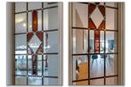 Glas in lood Panelen, Doe-het-zelf en Verbouw, Glas en Ramen, Ophalen, Gebruikt, Minder dan 80 cm, Glas in lood