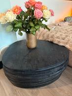 Houten salontafel - Uniek design, Ophalen, Gebruikt, 50 tot 100 cm, Minder dan 50 cm