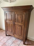 Antieke Houten Kast met 2 Deuren Klassiek Design Meubelstuk, Ophalen of Verzenden
