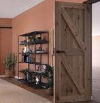 Eiken binnendeuren | Barndeur in stomp, Niet ingevuld, 80 tot 100 cm, Binnendeur, Niet ingevuld