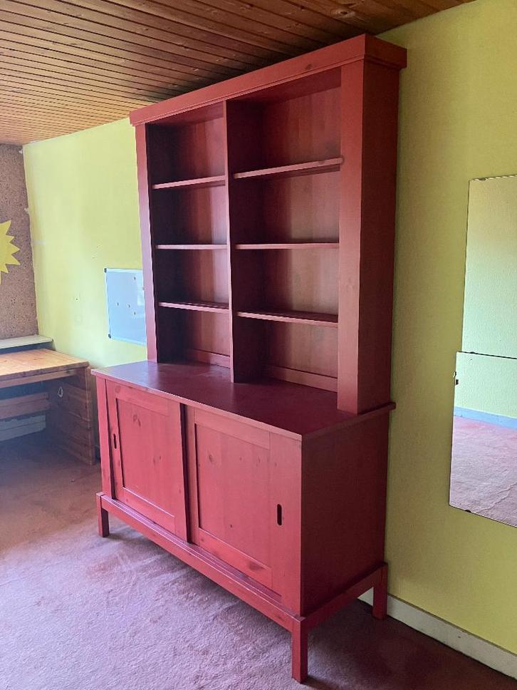 IKEA Hemnes buffetkast rood, Huis en Inrichting, Kasten | Buffetkasten, Gebruikt, 150 tot 200 cm, 150 tot 200 cm, 25 tot 50 cm