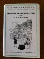 "Humor en Humoristen" W.H. Staverman  Serie Dietse Letteren, Ophalen of Verzenden, Zo goed als nieuw