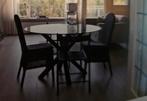Ronde glazen eettafel, Ophalen, Gebruikt, Rond, Glas
