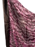 NIEUW CLAUDIA STRATER zijden sjaal aubergine 170 x 60 cm, Kleding | Dames, Mutsen, Sjaals en Handschoenen, Verzenden, Maat 46/48 (XL) of groter