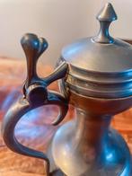 Tinnen kan met deksel - 24 cm, Antiek en Kunst, Antiek | Tin, Ophalen of Verzenden