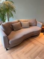 Goosens 3-Zits bank groen/grijs, Huis en Inrichting, Ophalen, Driepersoons, Zo goed als nieuw, Rechte bank