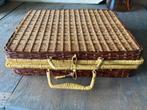 Koffer mand vintage retro picknickmand meisjes kinderkamer, Hobby en Vrije tijd, Ophalen of Verzenden