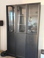 IKEA BILLY Buffet/Boekenkast met Oxberg Deuren - Zwartbruin, Huis en Inrichting, Kasten | Buffetkasten, Ophalen, 100 tot 150 cm