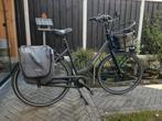 Zgan Cortina common jet black matt 57 fiets + tassen en mand, Versnellingen, Overige merken, 56 cm of meer, Zo goed als nieuw