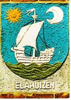ELAHUIZEN,- Het Wapen van Elahuizen.Watersport. 12-11, Ophalen of Verzenden, 1960 tot 1980, Gelopen, Friesland