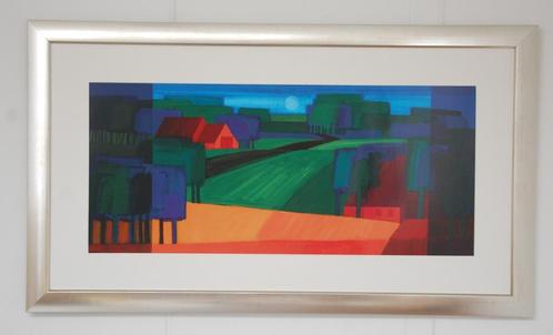 Ton Schulten schilderij Twense landschap., Huis en Inrichting, Woonaccessoires | Schilderijen, Tekeningen en Foto's, Schilderij