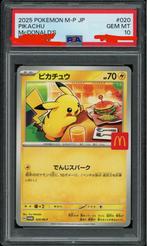 PSA 10 Pikachu McDonald's 2025 Burgerchu Bigmachu, Ophalen of Verzenden, Zo goed als nieuw