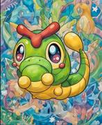 Pokemon Caterpie Giclèe art, Ophalen of Verzenden, Nieuw