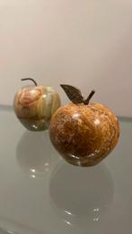 Natuur Stenen Appels - Decoratieve Beelden, Tuin en Terras, Ophalen of Verzenden, Zo goed als nieuw, Steen, Abstract beeld