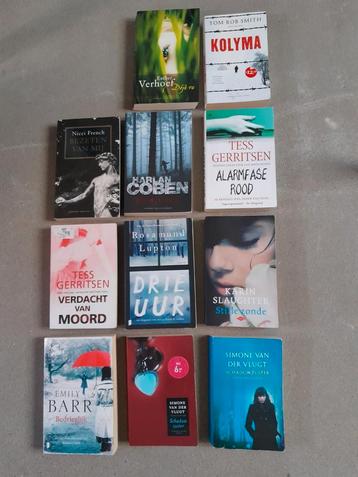 Thrillers van bekende auteurs beschikbaar voor biedingen