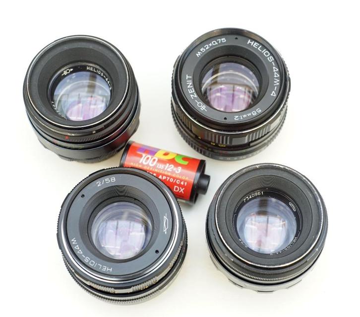 Helios 44-2 (58mm f2) e.a. Helios 44 lenzen M42 (zie foto), Verzamelen, Fotografica en Filmapparatuur, Lens of Lenzen, Ophalen of Verzenden