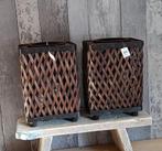 Houten windlicht sober/ stoer/ landelijk uiterlijk, Canadezenlaan 4 Dokkum, La Rentree, Ophalen of Verzenden, J.vanhijum@kpnmail.nl