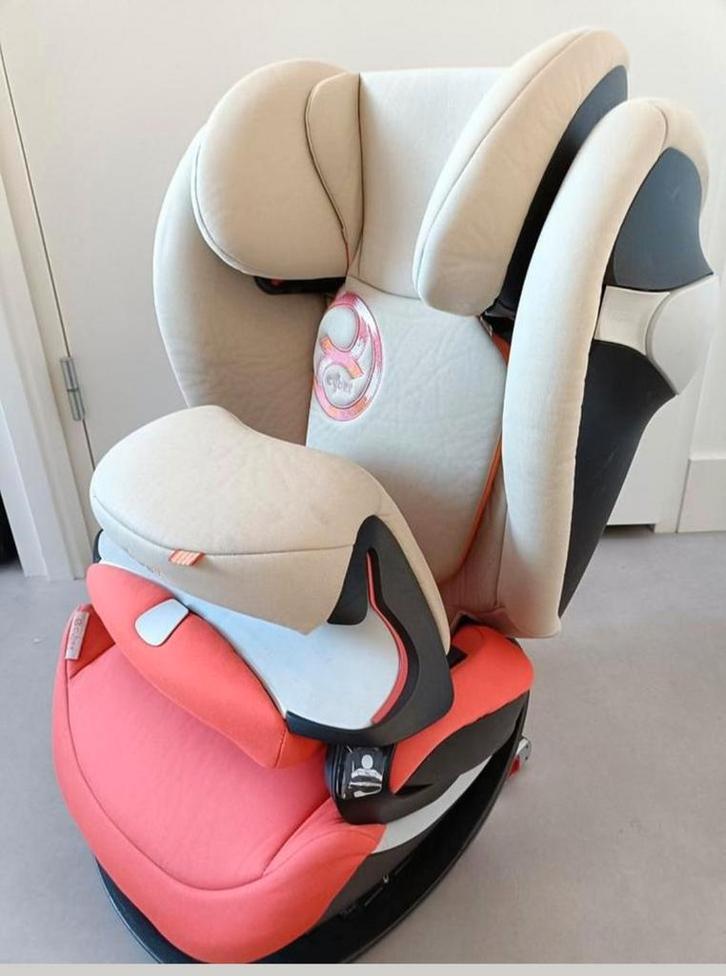 Cybex Pallas M Fix Oranje, Kinderen en Baby's, Autostoeltjes, Zo goed als nieuw, Overige merken, 15 t/m 36 kg, Isofix, Ophalen