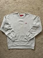 Supreme Small Box Crewneck – Ash Grey – Maat L, Ophalen of Verzenden, Gedragen, Maat 52/54 (L), Grijs