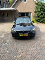 BMW 5 serie 2003 E60 520i, Auto's, 2171 cc, Achterwielaandrijving, Zwart, Leder
