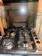Gratis gaskookplaat met gietijzeren pannensteunen, Ophalen, Gebruikt, Minder dan 85 cm, 4 kookzones