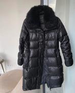 Parka winterjas Massimo Dutti maat 34-36 zwart gewatteerd, Kleding | Dames, Jassen | Winter, Ophalen of Verzenden, Zo goed als nieuw