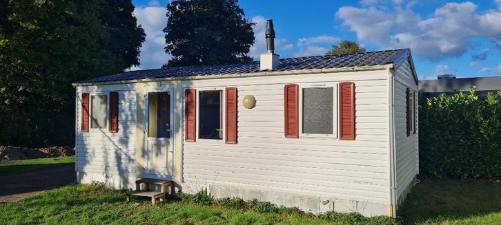 Chalet te koop! Chalet woning stacaravan, Caravans en Kamperen, Stacaravans, Ophalen