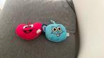 2 vormpjes ( een hartje en een circel) knuffel klein, Kinderen en Baby's, Speelgoed | Knuffels en Pluche, Ophalen of Verzenden