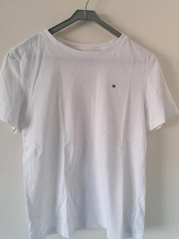 Wit Tommy hilfiger shirt maat 164  beschikbaar voor biedingen