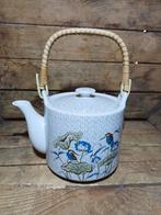 Japanse Theepot - IJsvogels & Lotus - Nieuwstaat, Ophalen of Verzenden