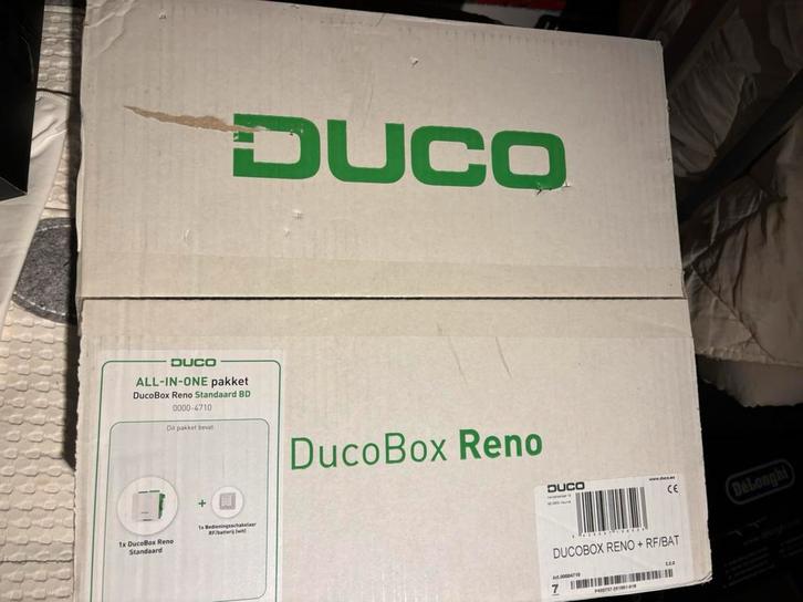 TK nieuwe DUCOBOX RENO RF+BAT, Doe-het-zelf en Verbouw, Ventilatie en Afzuiging, Nieuw, Ventilator en Afzuiger, Ophalen