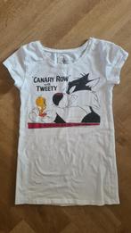Wit T-shirt Tweety (Maat XS), Kleding | Dames, Wit, Ophalen of Verzenden, Zo goed als nieuw, Korte mouw