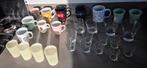 Diverse bekers/kopjes/glazen/shitglaasjes, Ophalen of Verzenden, Glas, Overige stijlen, Overige typen