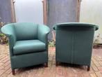 2x Aura Wittmann Austria designfauteuils zgan stof, Huis en Inrichting, Fauteuils, Ophalen, Klassiek Tijdloos Modern Twenties