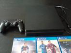 Ps4 slim 500gb met controller er 5 games, Spelcomputers en Games, Ophalen of Verzenden, Gebruikt, Met 1 controller, Slim