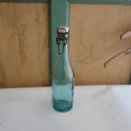 Fles bierfles 33 cl groen glas origineel dop porselein, Ophalen of Verzenden