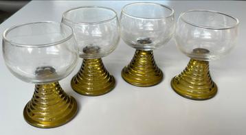 Vintage Likeurglazen Set van 4 beschikbaar voor biedingen