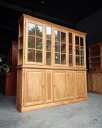Grote / brede winkelkast | Buffetkast teakhout #2109, Huis en Inrichting, Kasten | Vitrinekasten, 200 cm of meer, Ophalen of Verzenden
