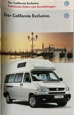 VW California exclusive folder, Ophalen of Verzenden, Zo goed als nieuw, Volkswagen