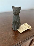 Bronzen Kat Beeldje - Geert Kunen 16cm hoog, Antiek en Kunst, Kunst | Beelden en Houtsnijwerken, Ophalen of Verzenden