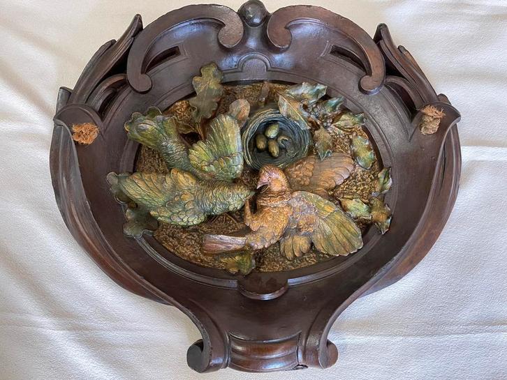 Kunstwerk 2 Papegaaien echt Top jaren 30 Zie de Foto’s ! ️, Antiek en Kunst, Antiek | Overige Antiek, Ophalen