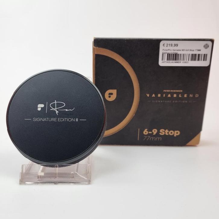 PolarPro Variable ND 6-9 Stop 77MM Edition II Filter, Audio, Tv en Foto, Fotografie | Filters, Zo goed als nieuw