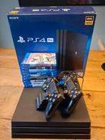 PS4 Pro 1TB + 2 Controllers + 9 Games, Spelcomputers en Games, Spelcomputers | Sony PlayStation 4, Ophalen, Met 2 controllers